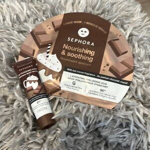 Sephora face mask and lip mask LIMITED EDITION HOT COCO FRAGRANCE